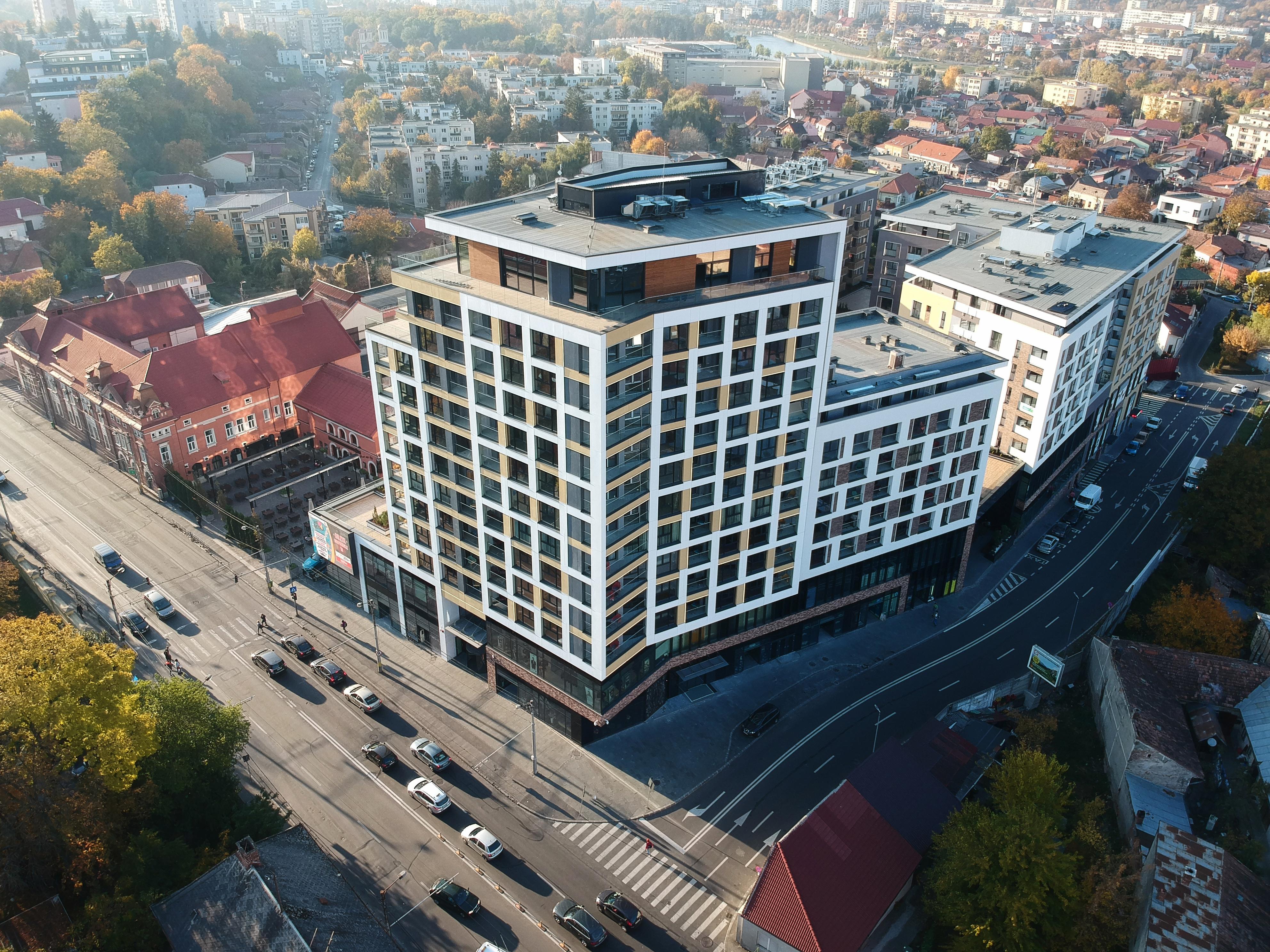 Hotel Platinia Cluj Napoca Bagian luar foto Residential complex in Belgrade