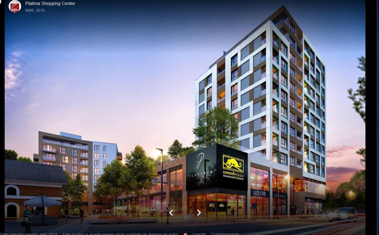 Hotel Platinia Cluj Napoca Bagian luar foto The proposed shopping centre
